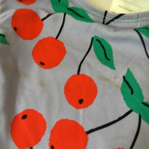 Hanna Andersson Cherry Print One Piece Swimsuit size 5 - Picture 7 of 7